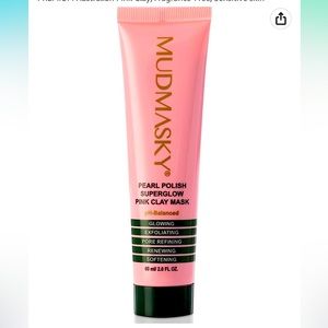 MUDMASKY Pearl Polish Superglow Pink Clay Mask 60ml / 2.0 FL. OZ.